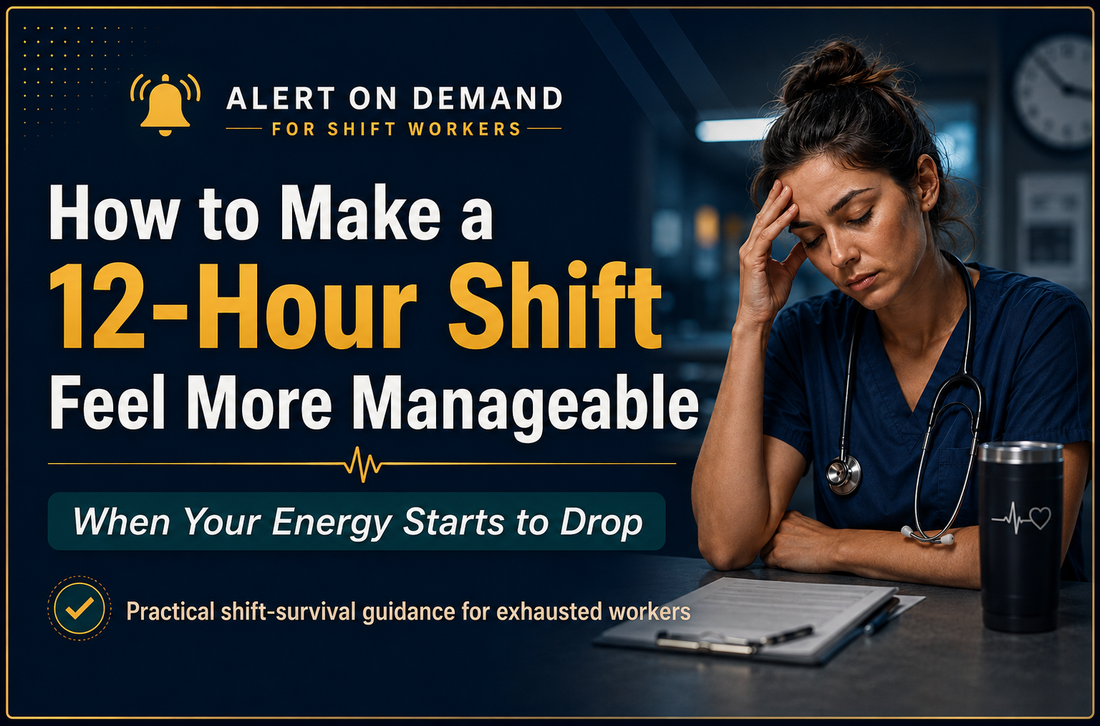 When Your Energy Drops During a 12-Hour Shift: What to Do Next
