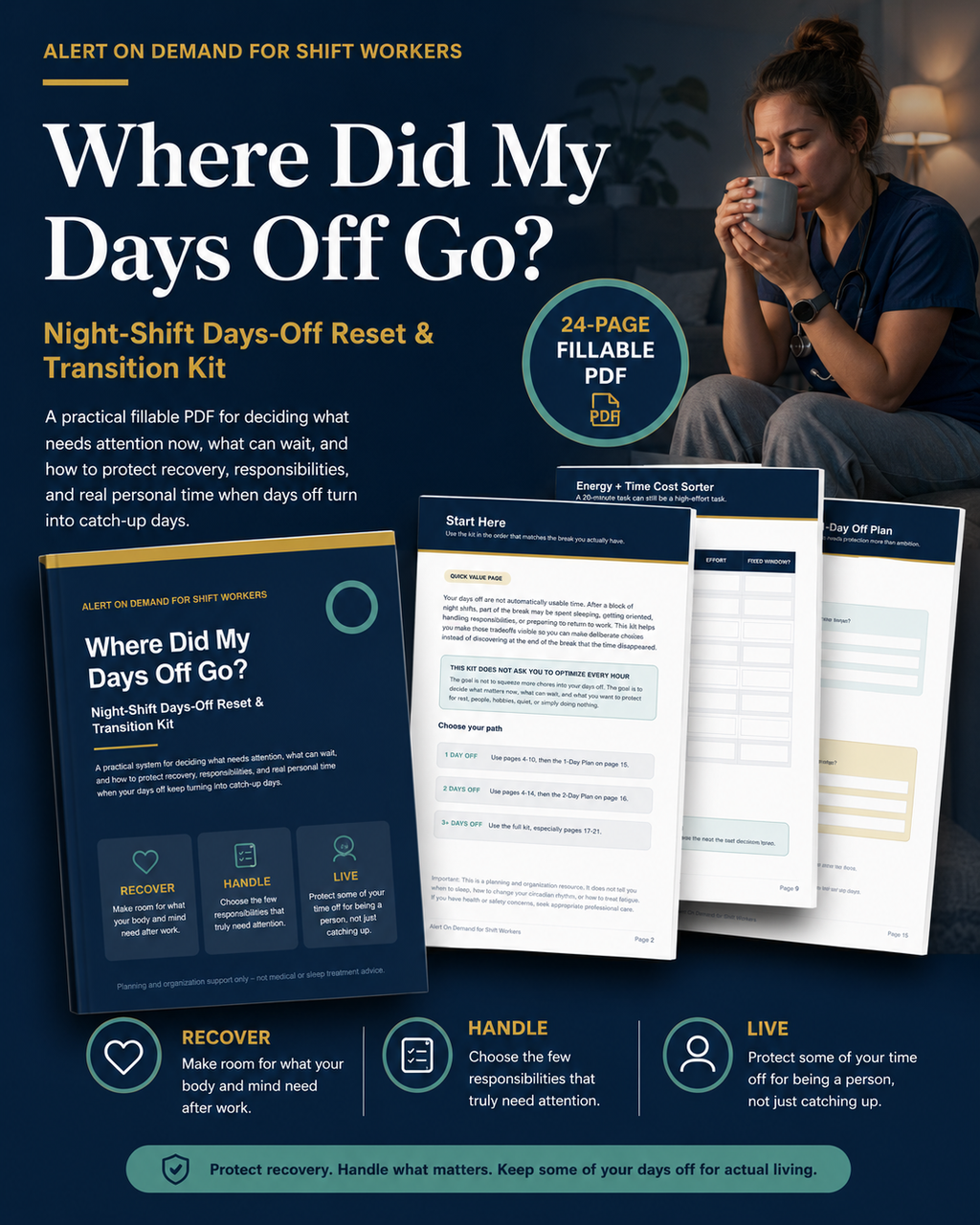 Where Did My Days Off Go? | Night-Shift Days-Off Reset & Transition Kit