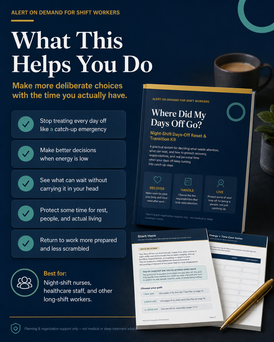 Where Did My Days Off Go? | Night-Shift Days-Off Reset & Transition Kit
