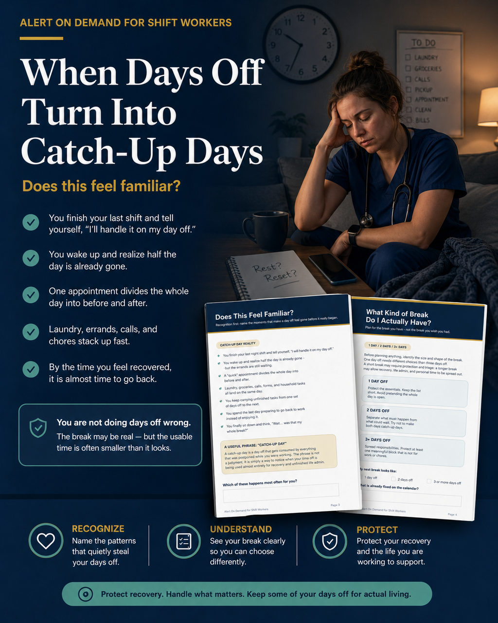 Where Did My Days Off Go? | Night-Shift Days-Off Reset & Transition Kit