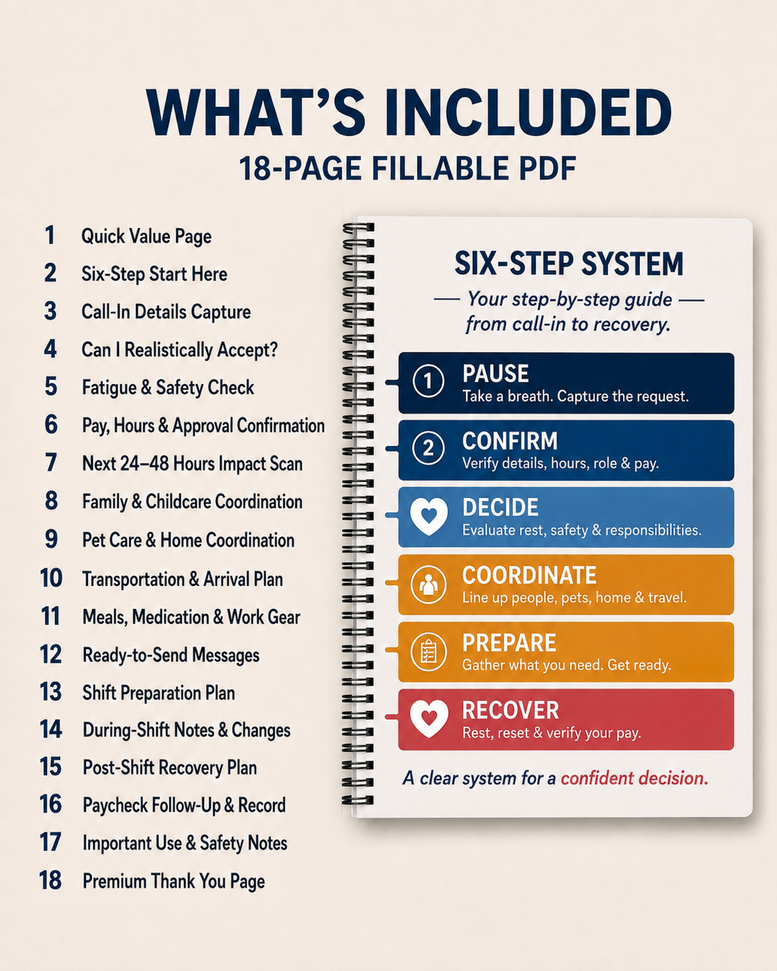I Got Called In | Last-Minute Shift Decision & Life Coordination Kit