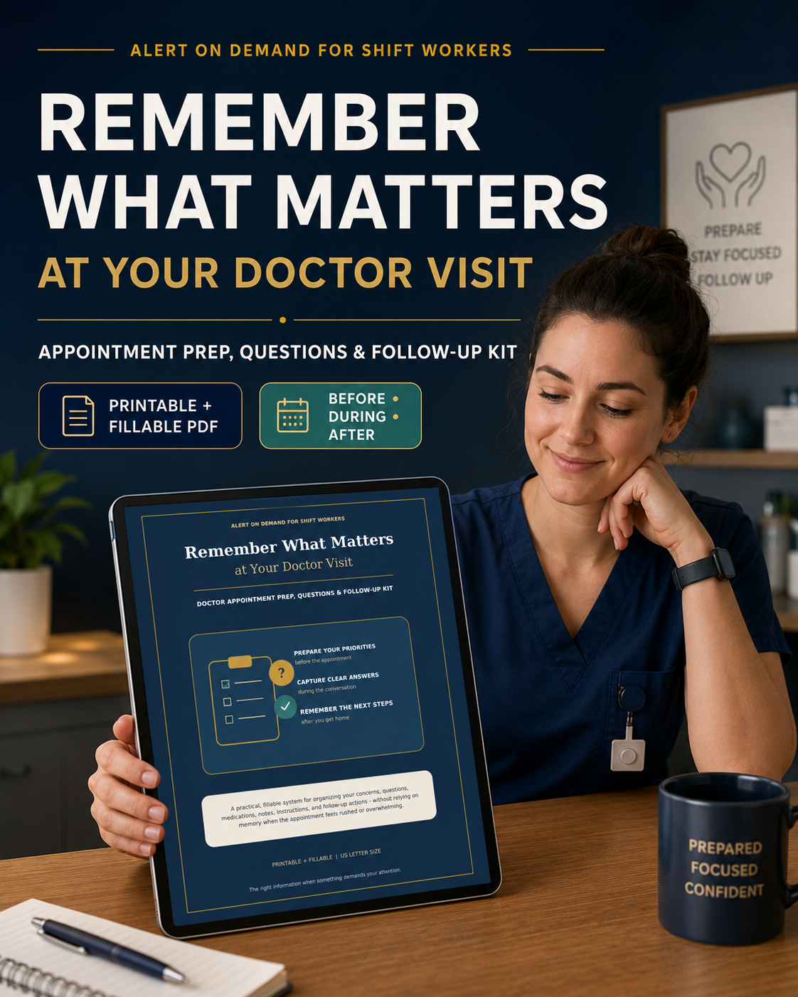 Remember What Matters at Your Doctor Visit | Appointment Prep & Follow-Up Kit