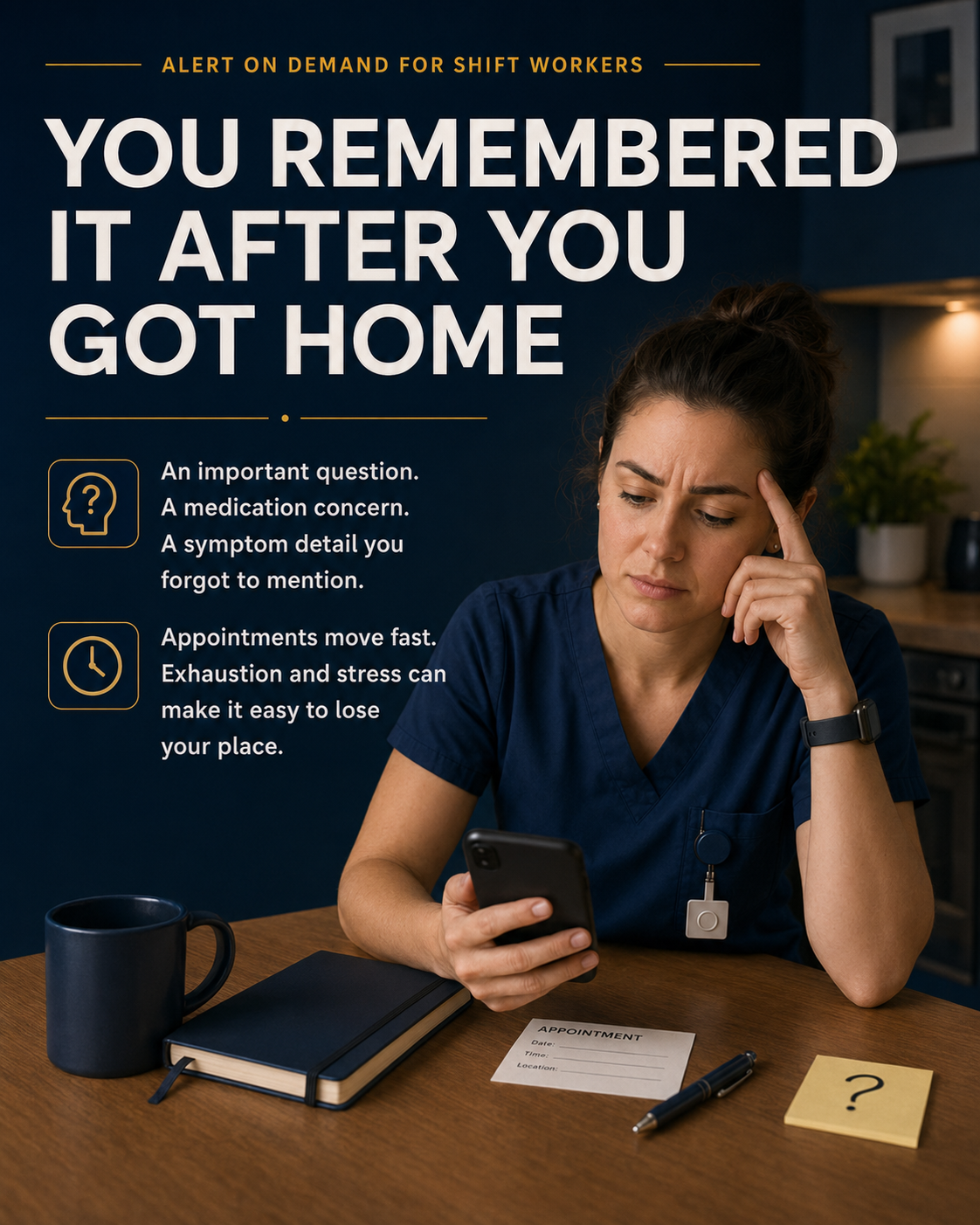 Remember What Matters at Your Doctor Visit | Appointment Prep & Follow-Up Kit