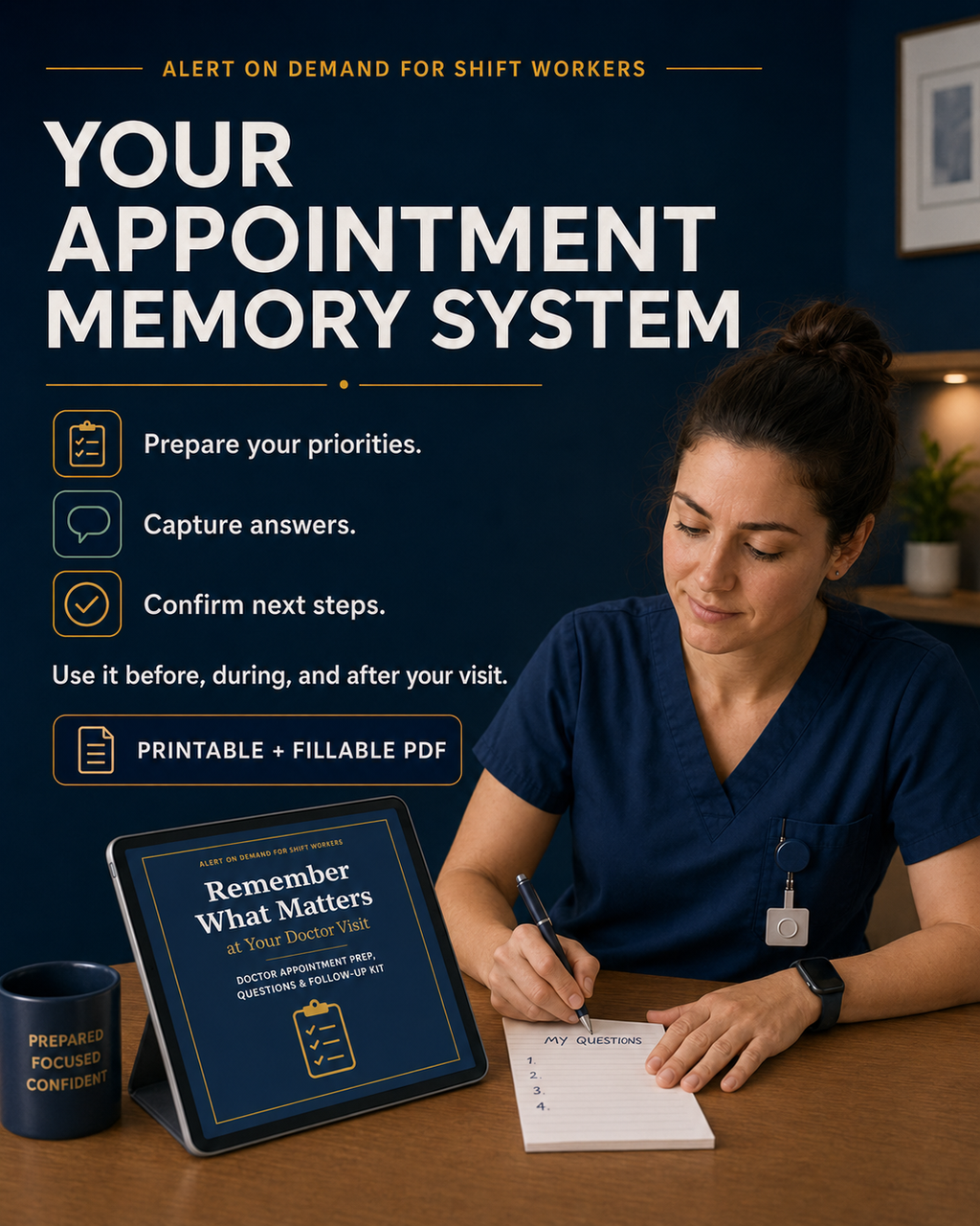 Remember What Matters at Your Doctor Visit | Appointment Prep & Follow-Up Kit