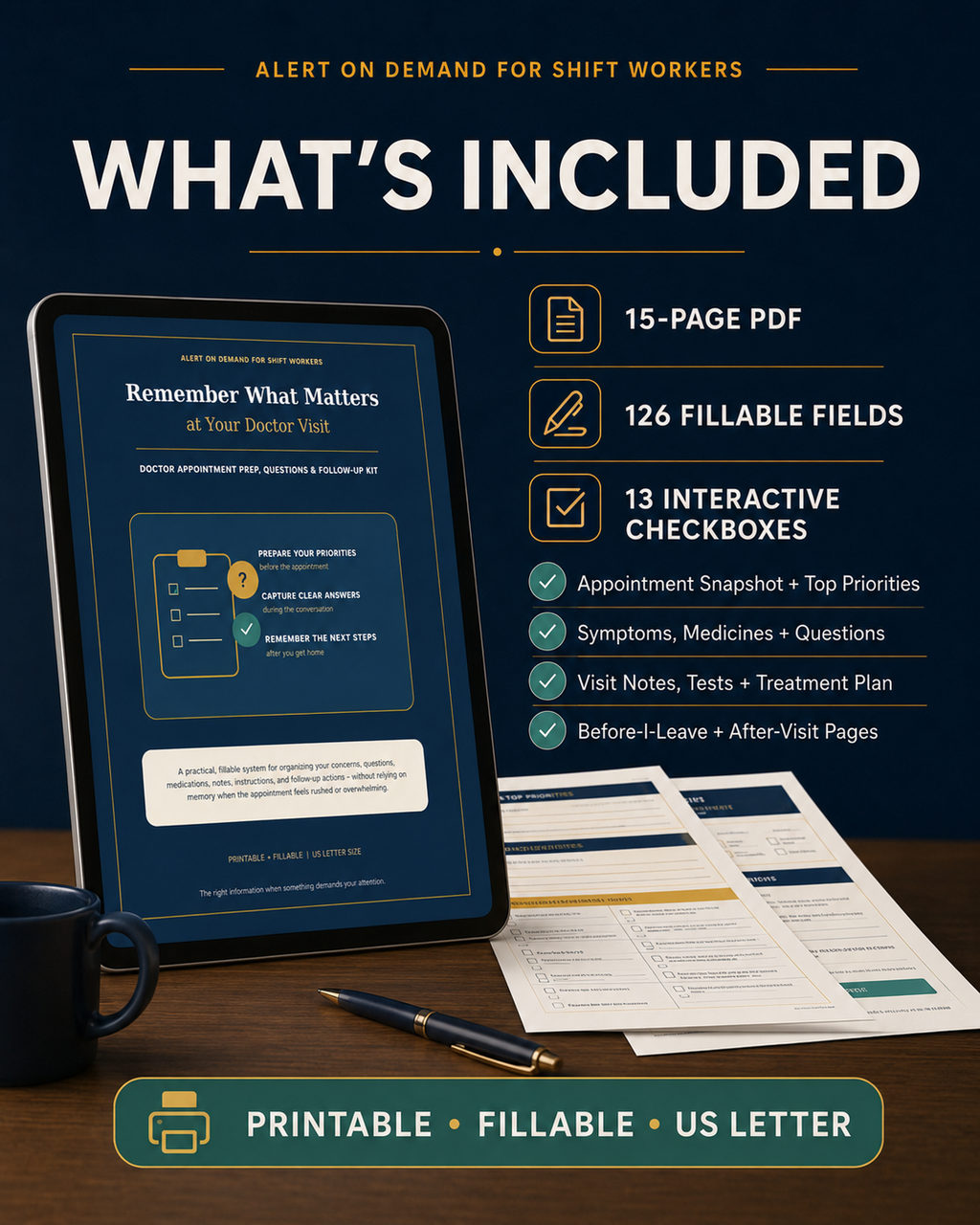 Remember What Matters at Your Doctor Visit | Appointment Prep & Follow-Up Kit