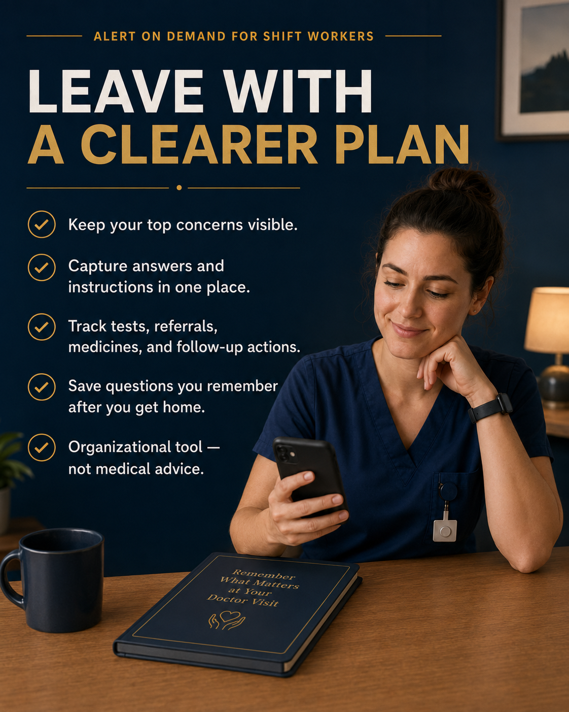 Remember What Matters at Your Doctor Visit | Appointment Prep & Follow-Up Kit