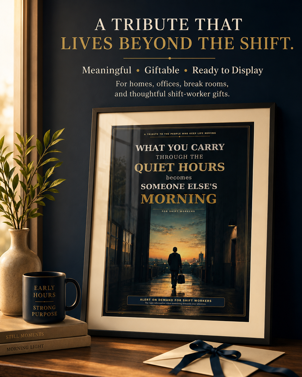 Quiet Hours Shift Worker Printable Wall Art