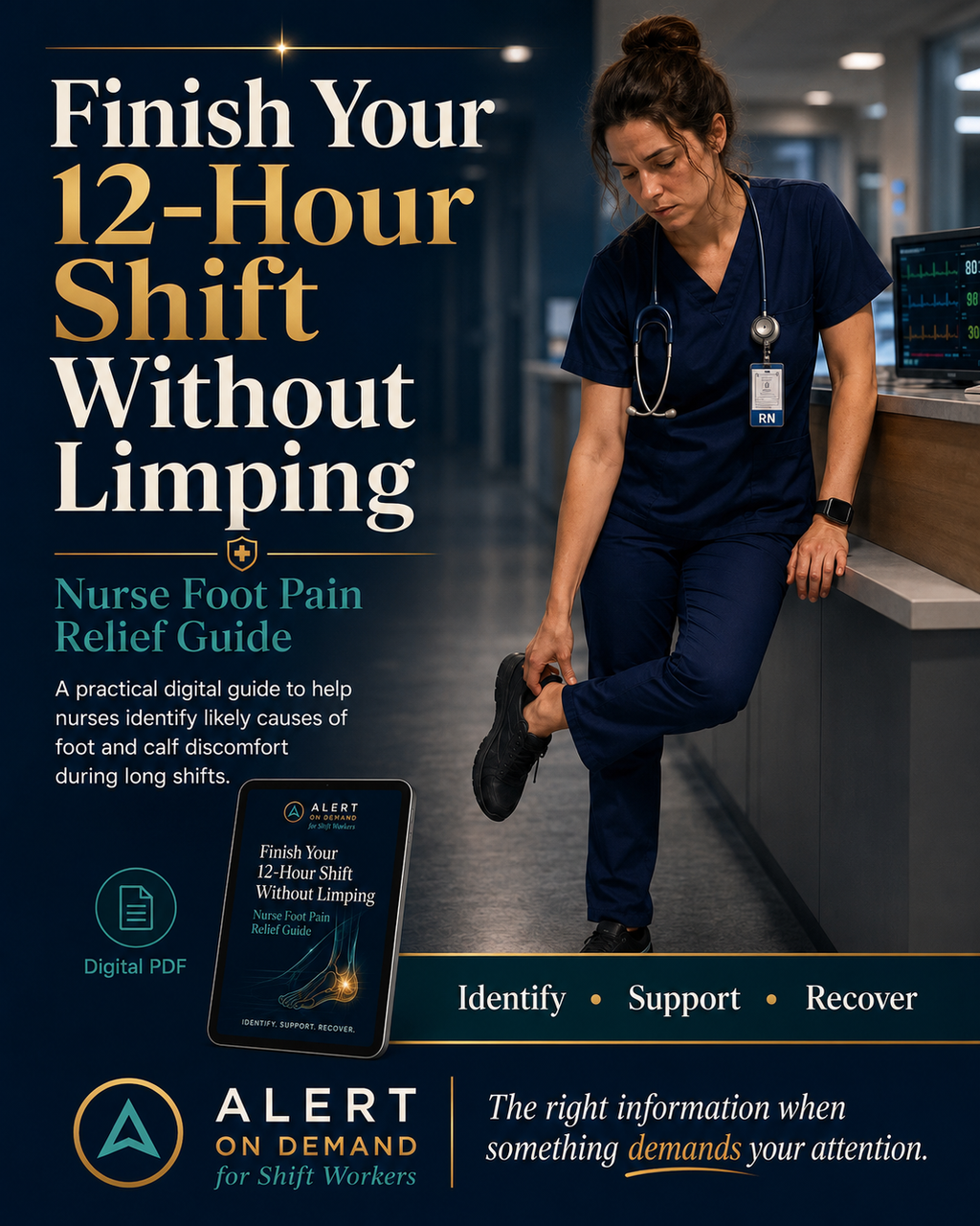 Finish Your 12-Hour Shift Without Limping | Nurse Foot Pain Relief eBook