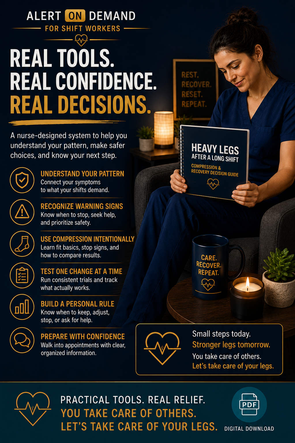 Heavy Legs After a Long Shift | Compression & Recovery Decision Guide