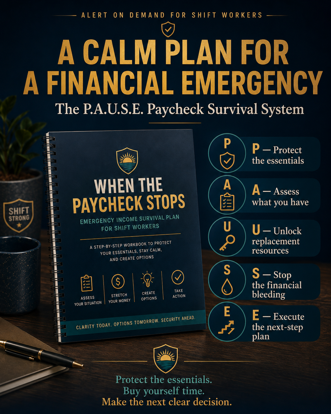 When the Paycheck Stops | Emergency Income Survival Plan for Shift Workers