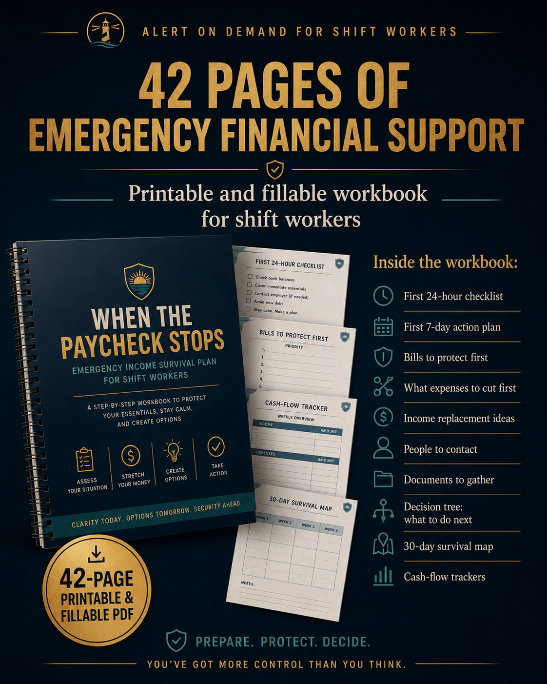 When the Paycheck Stops | Emergency Income Survival Plan for Shift Workers