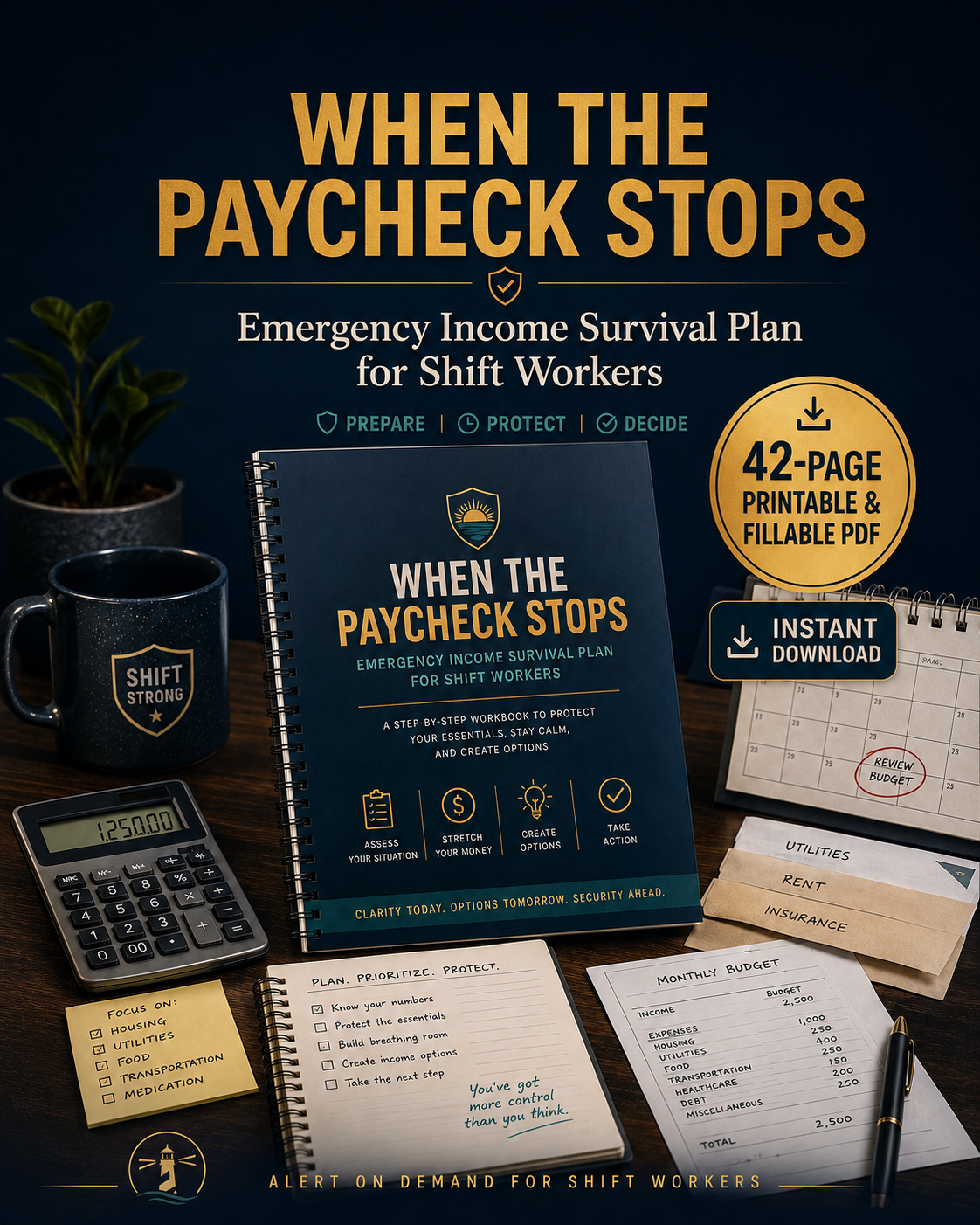 When the Paycheck Stops | Emergency Income Survival Plan for Shift Workers