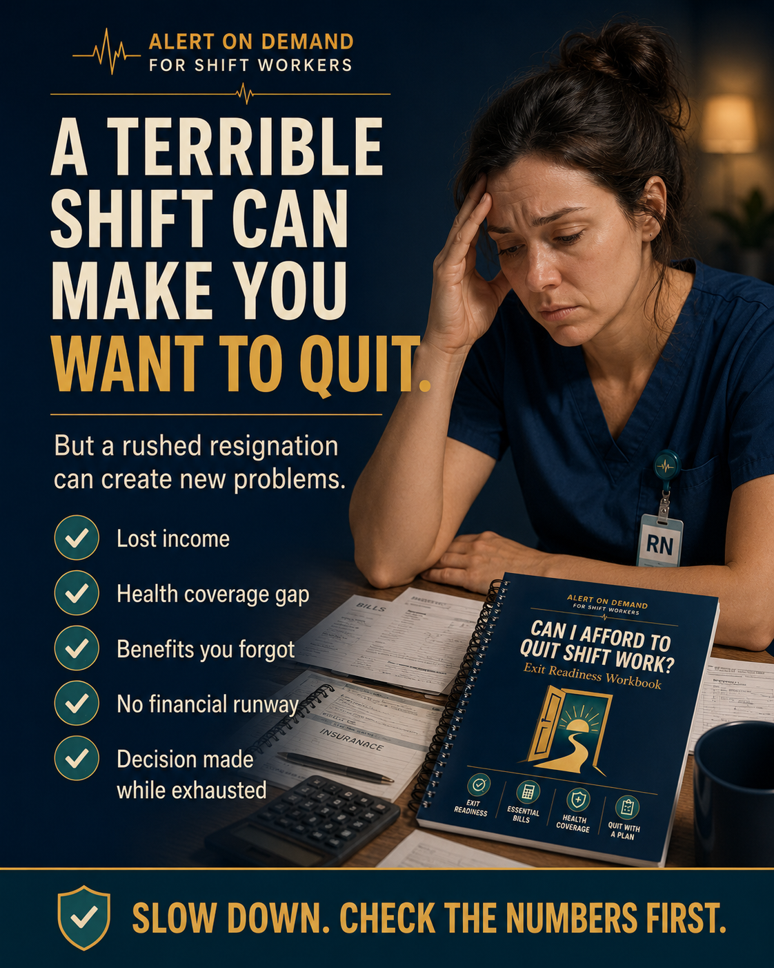 Can I Afford to Quit Shift Work? | Exit Readiness Workbook for Shift Workers