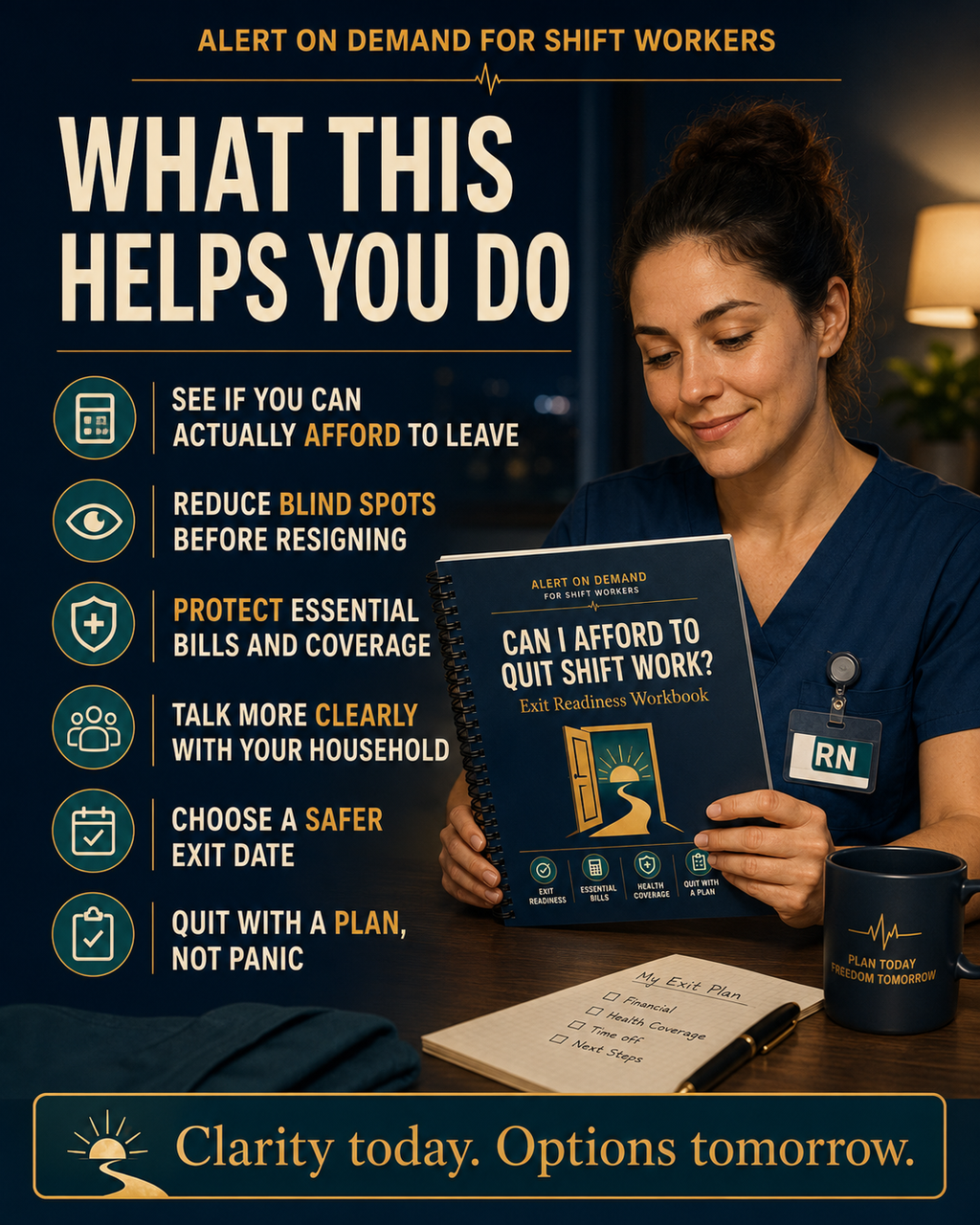 Can I Afford to Quit Shift Work? | Exit Readiness Workbook for Shift Workers