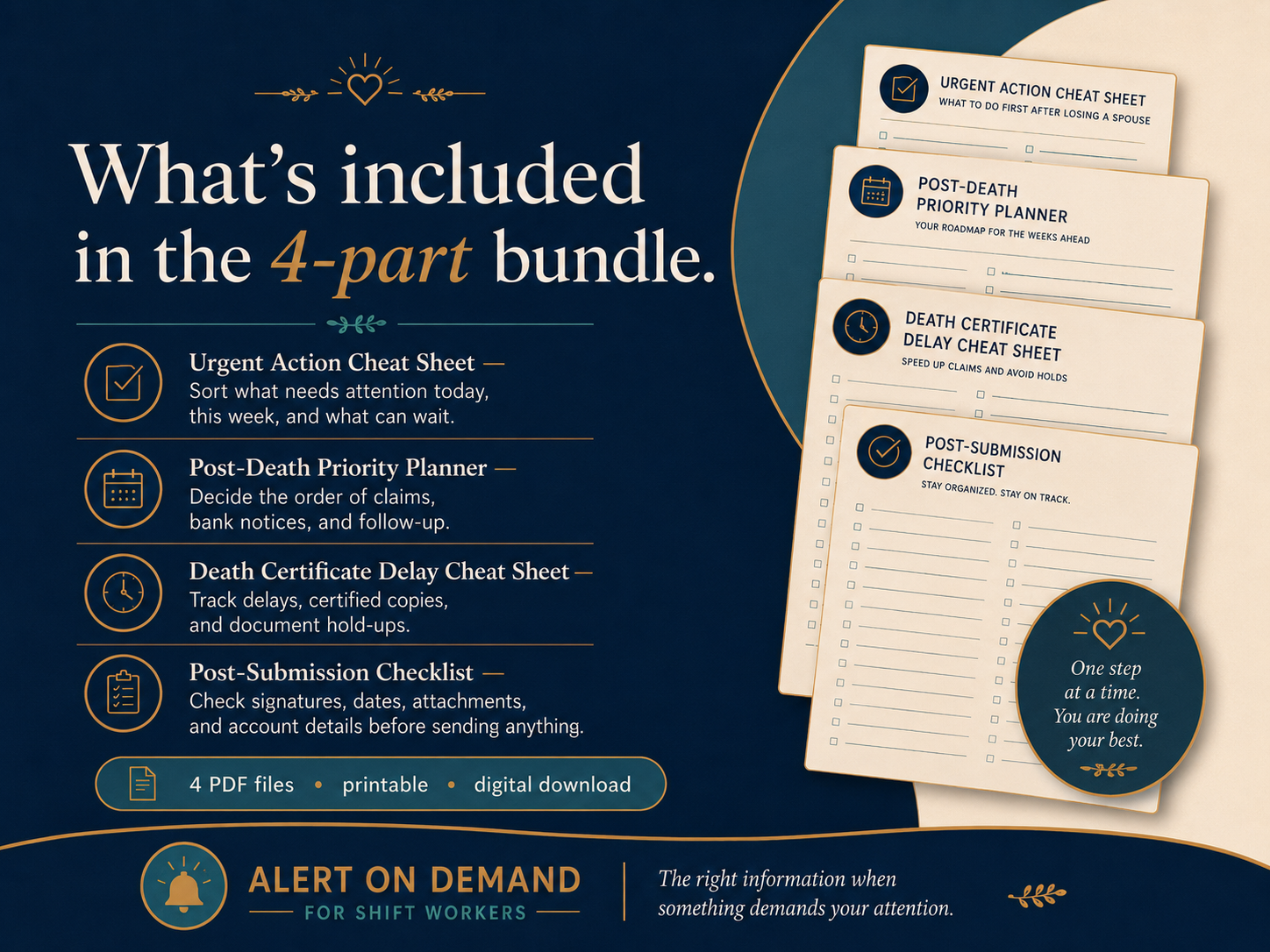 Widowed Benefits & Account Closure Kit