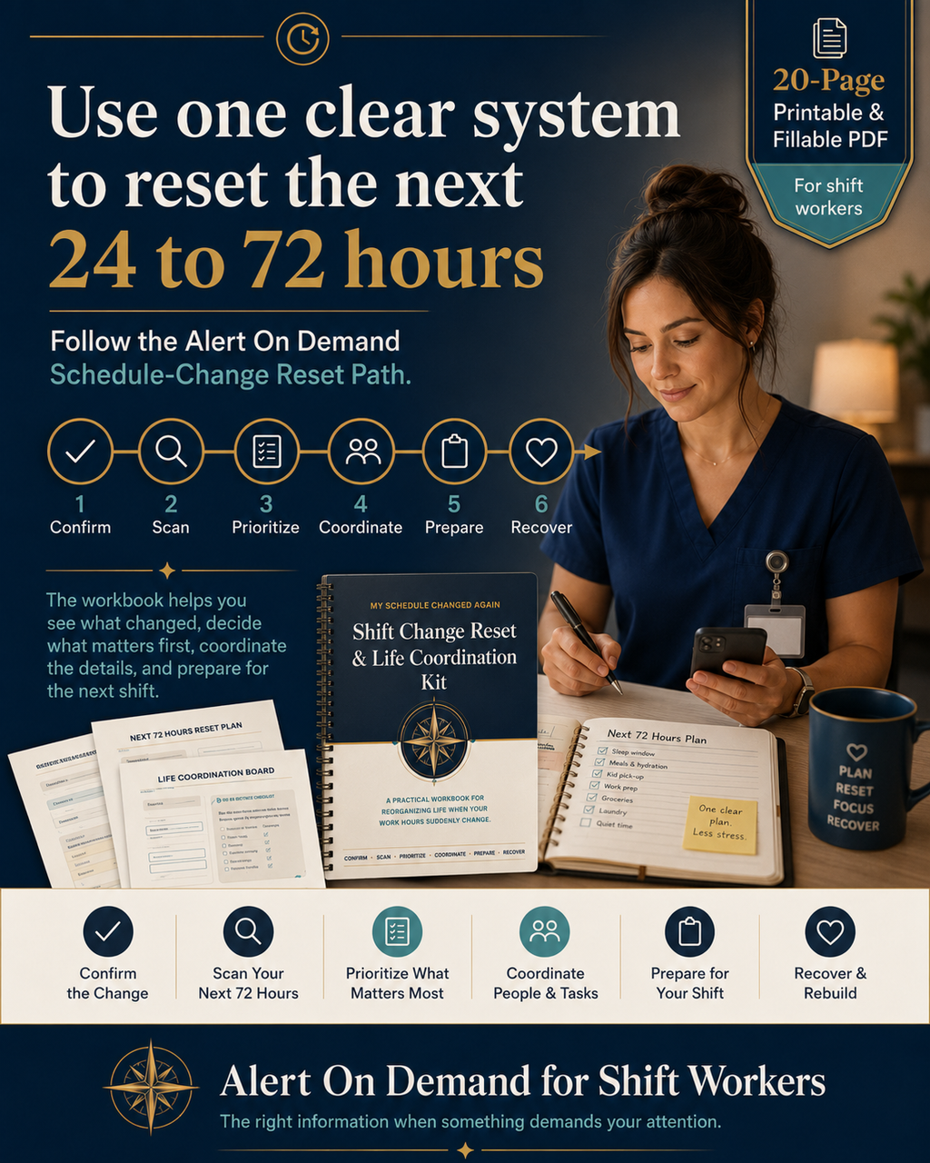 My Schedule Changed Again | Shift Change Reset & Life Coordination Kit