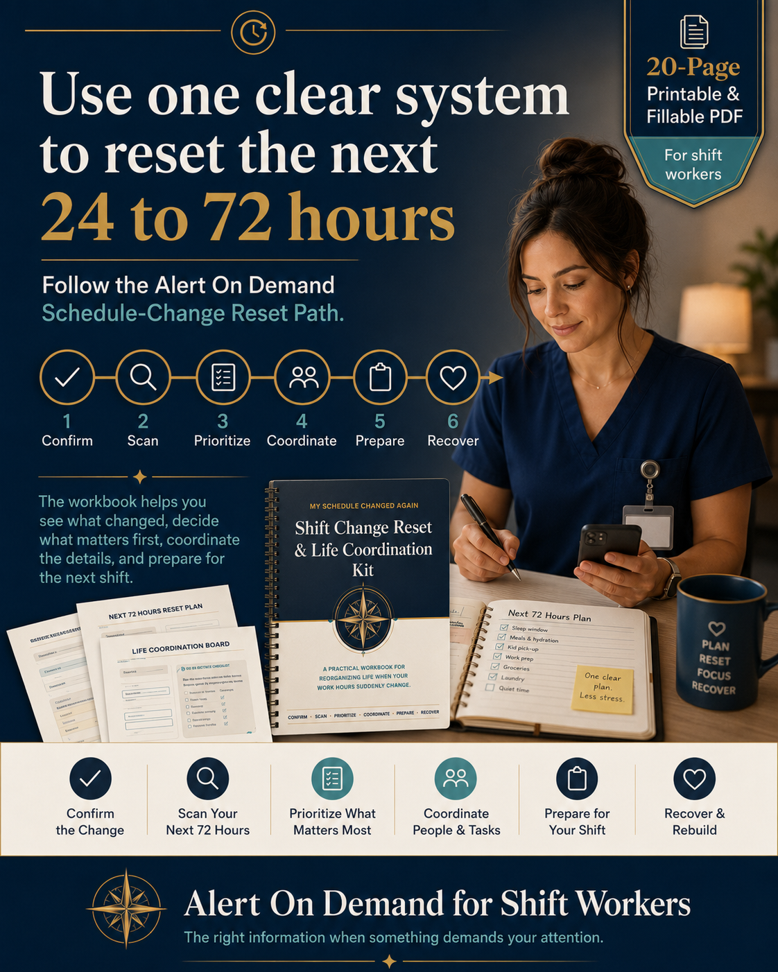 My Schedule Changed Again | Shift Change Reset & Life Coordination Kit