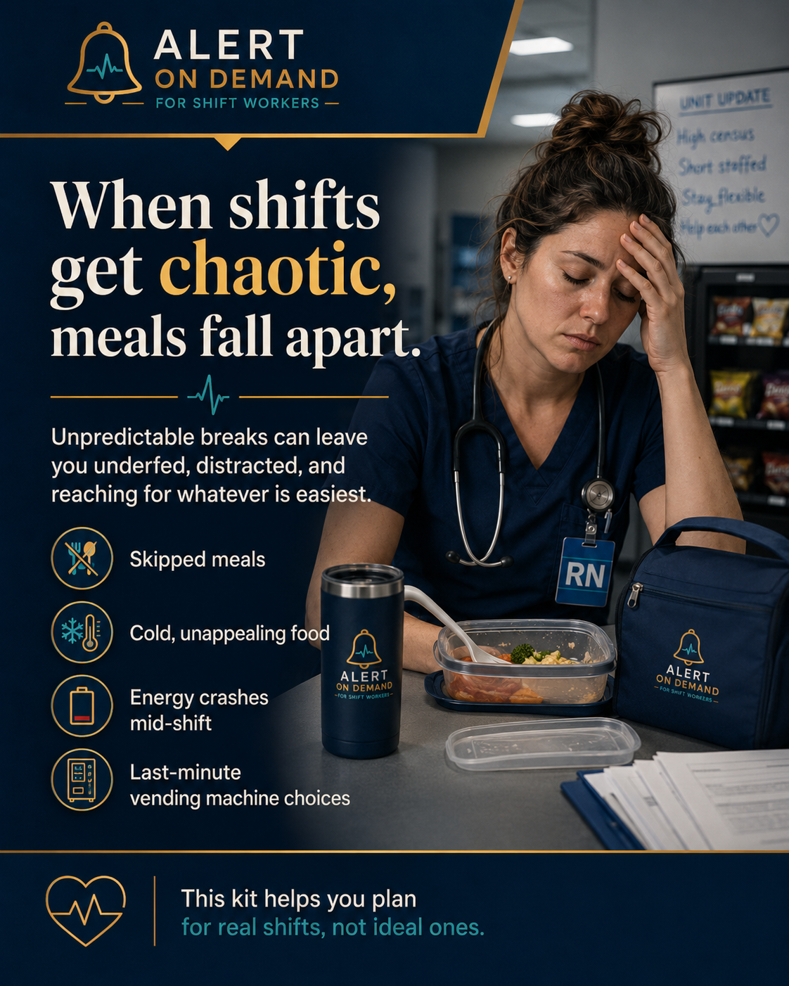 Shift Meal Survival Kit for Long Chaotic Shifts