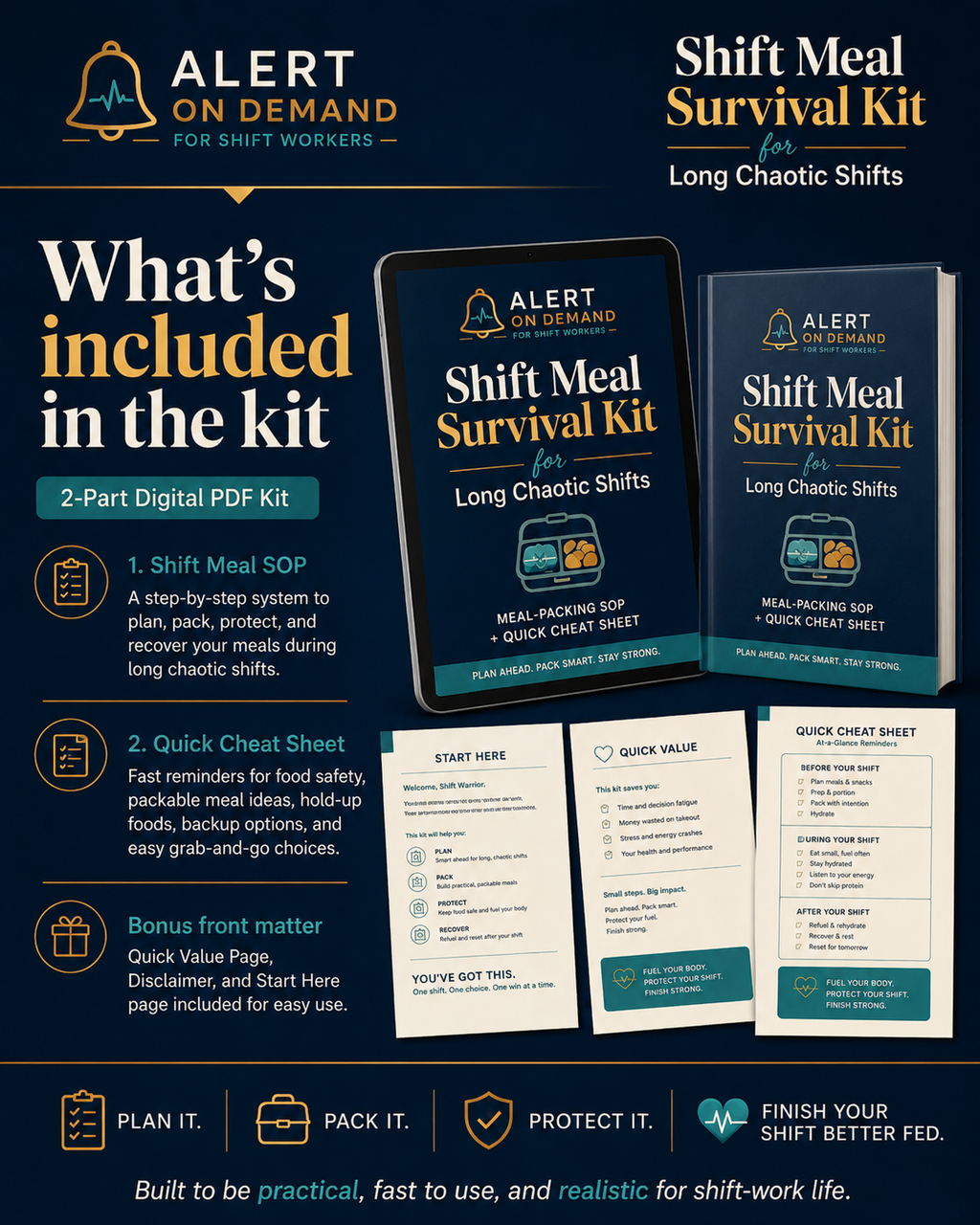 Shift Meal Survival Kit for Long Chaotic Shifts