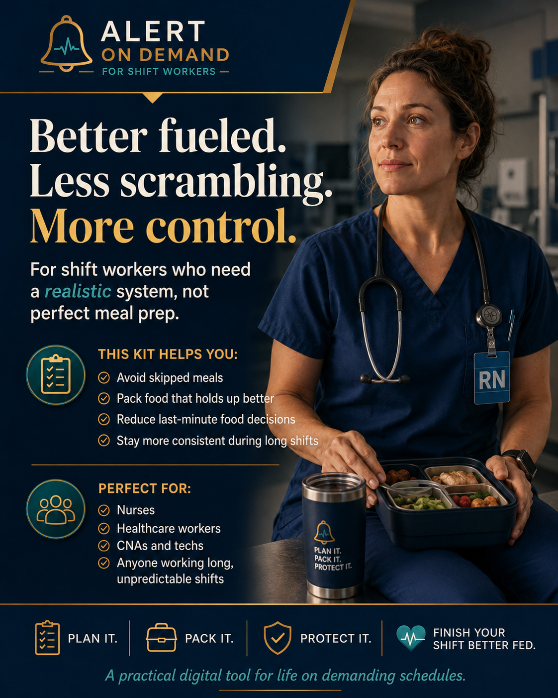Shift Meal Survival Kit for Long Chaotic Shifts