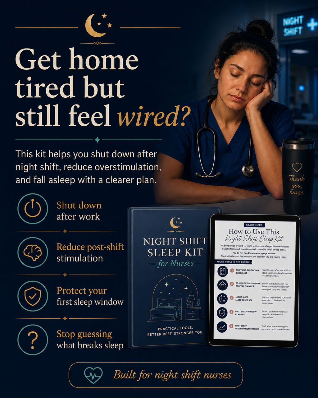 Night Shift Sleep Kit for Nurses