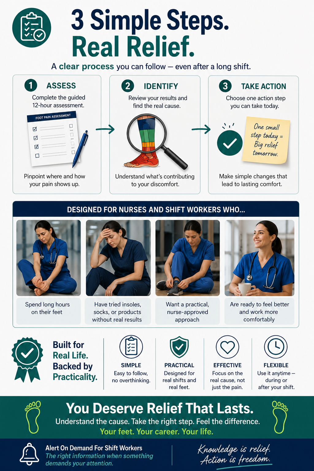 Find the Real Cause of Your Foot Pain | Guided Assessment Worksheet for Nurses & Shift Workers