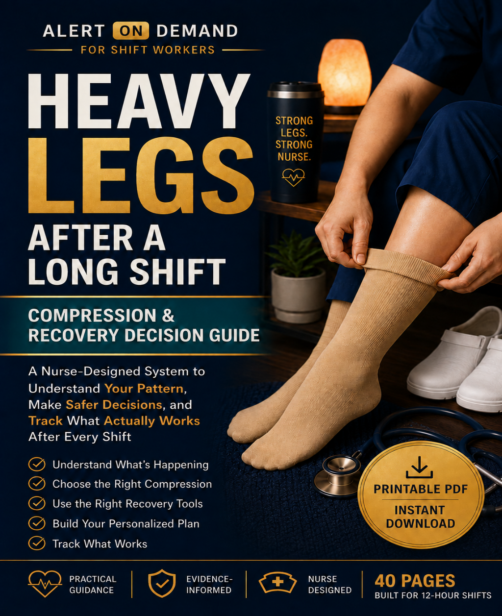 Heavy Legs After a Long Shift | Compression & Recovery Decision Guide