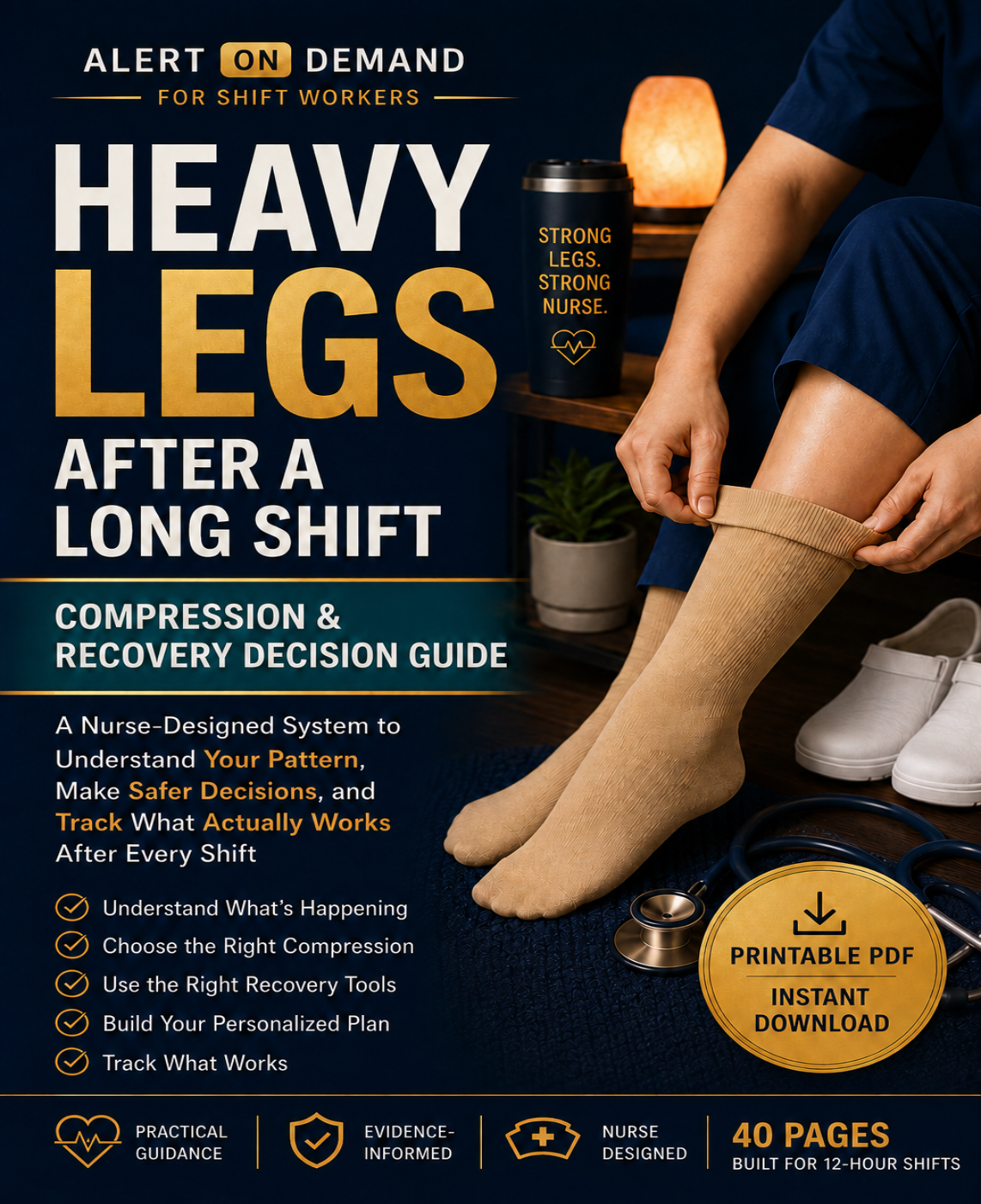 Heavy Legs After a Long Shift | Compression & Recovery Decision Guide