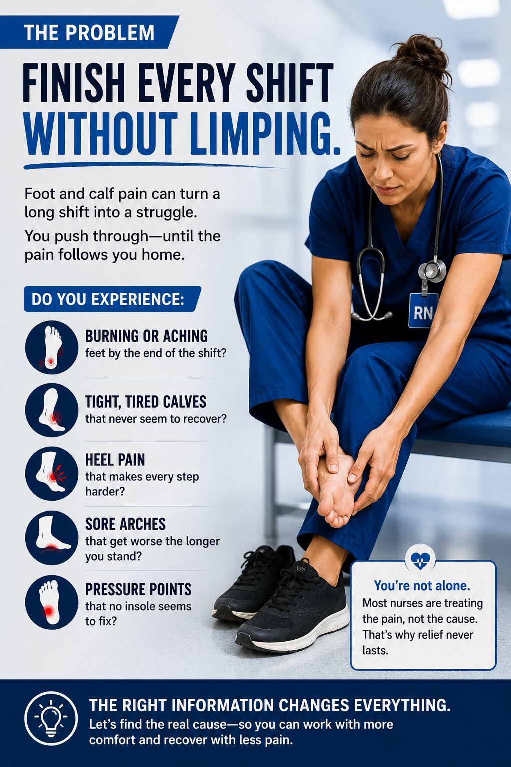 Finish Your 12-Hour Shift Without Limping | Nurse Foot Pain Relief eBook