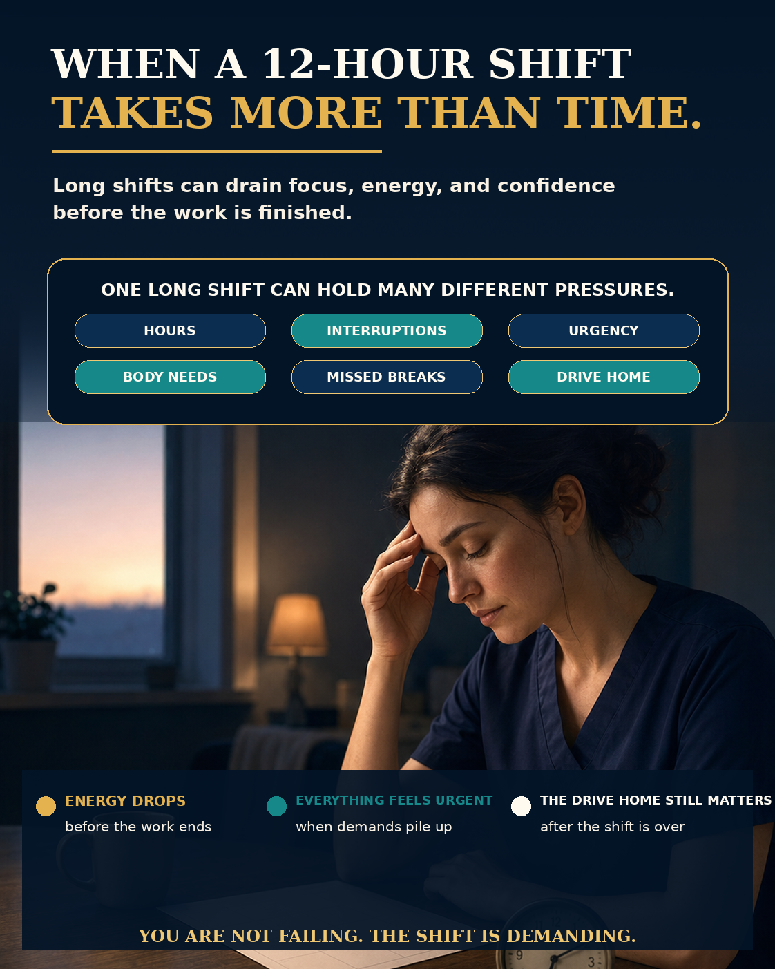 When Your 12-Hour Shift Feels Like Too Much | Time & Energy Survival Guide