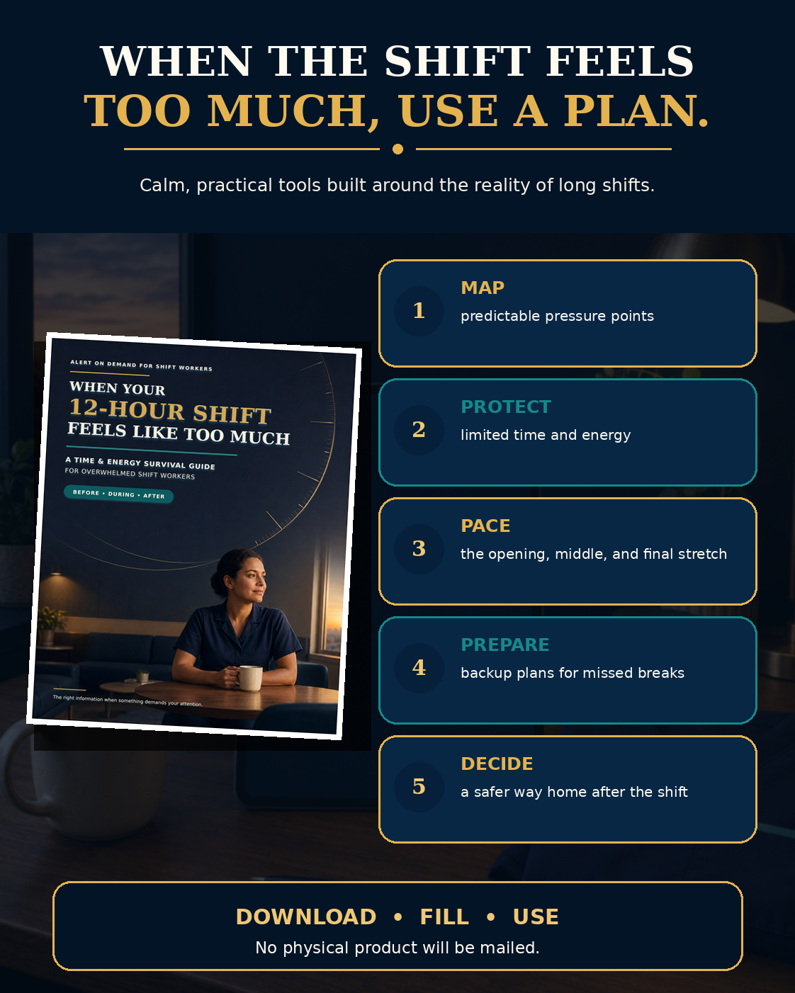 When Your 12-Hour Shift Feels Like Too Much | Time & Energy Survival Guide