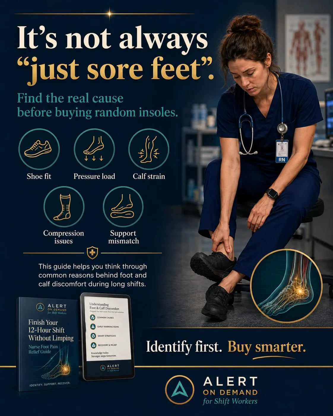 Finish Your 12-Hour Shift Without Limping | Nurse Foot Pain Relief eBook