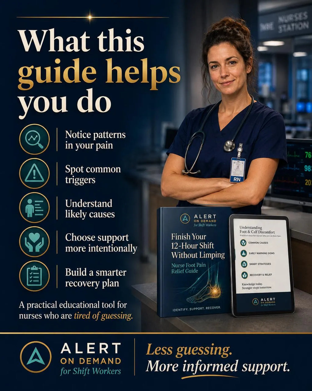 Finish Your 12-Hour Shift Without Limping | Nurse Foot Pain Relief eBook